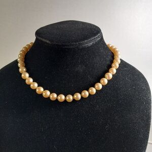 Vintage Faux Pearl Choker Necklace